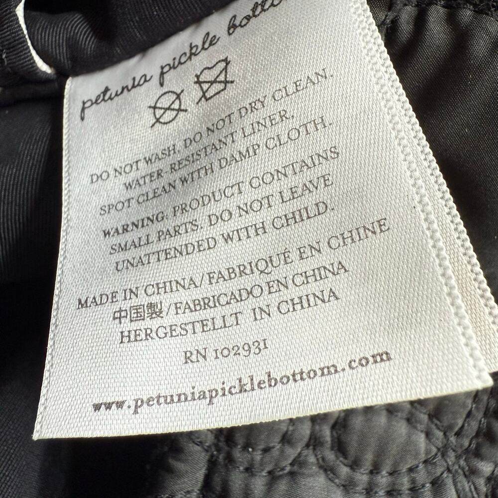 PETUNIA PICKLE BOTTOM Central Park North Boxy Backpack Black - Picture 6 of 16